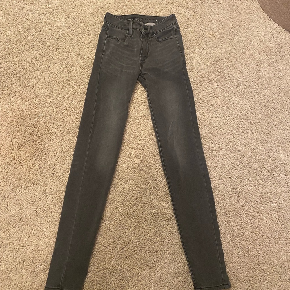 American Eagle Grey Skinny Jeans